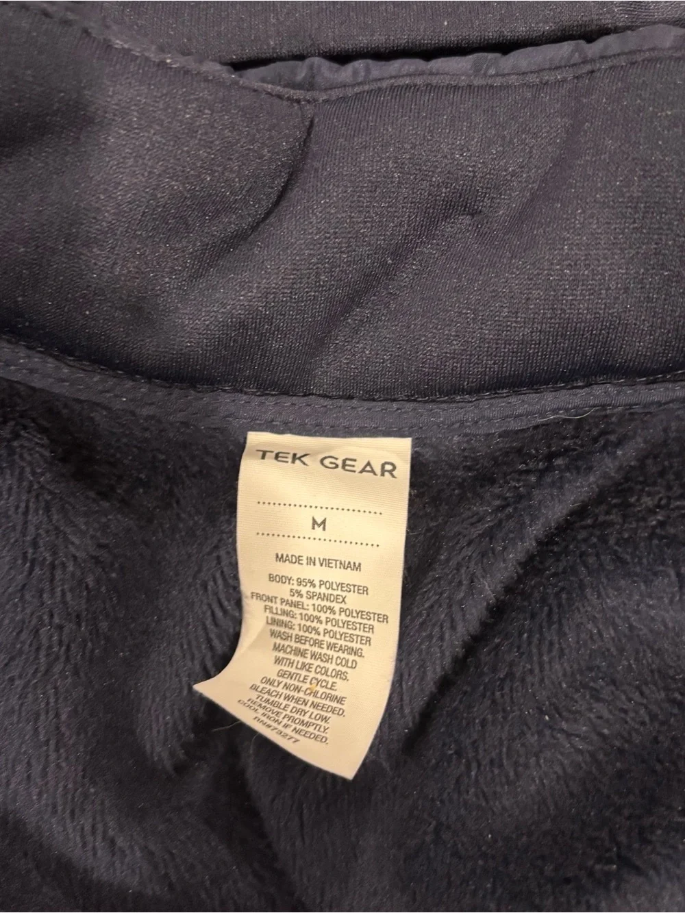 Women's Tek Gear® Hooded Mixed-Media Jacket Navy Medium